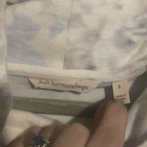 Soft Surroundings Floral Cowl Sweater - Picture 6 of 9